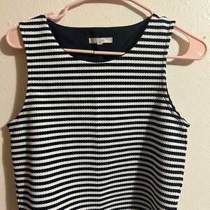 Pepe Jeans Black and White‎ Sleeveless Tank Top size medium